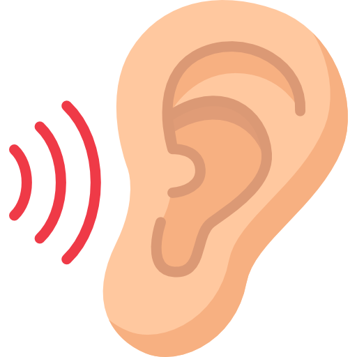 An ear icon